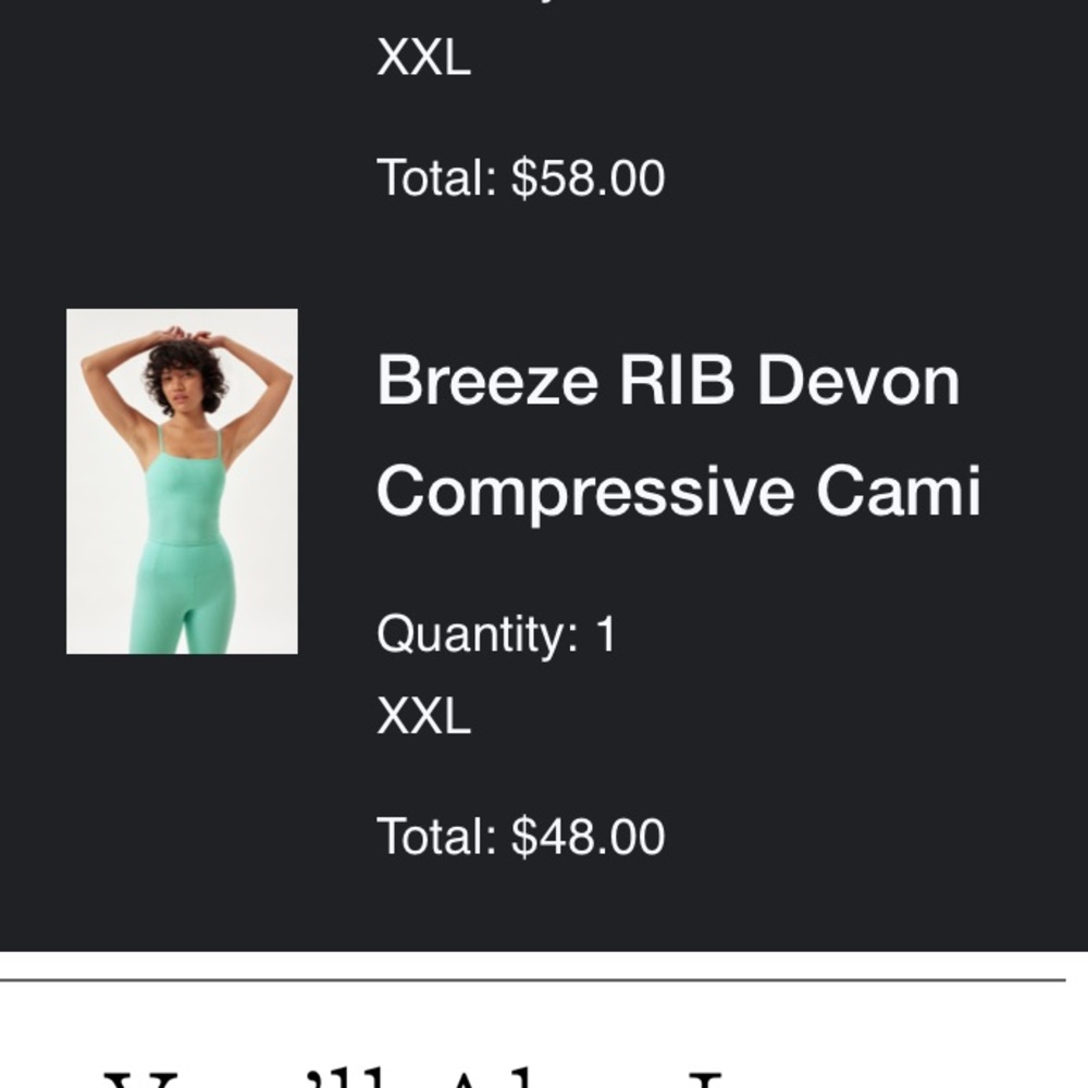 Girlfriend Collective Breeze RIB Devon Compressive Cami - Picture 8 of 8